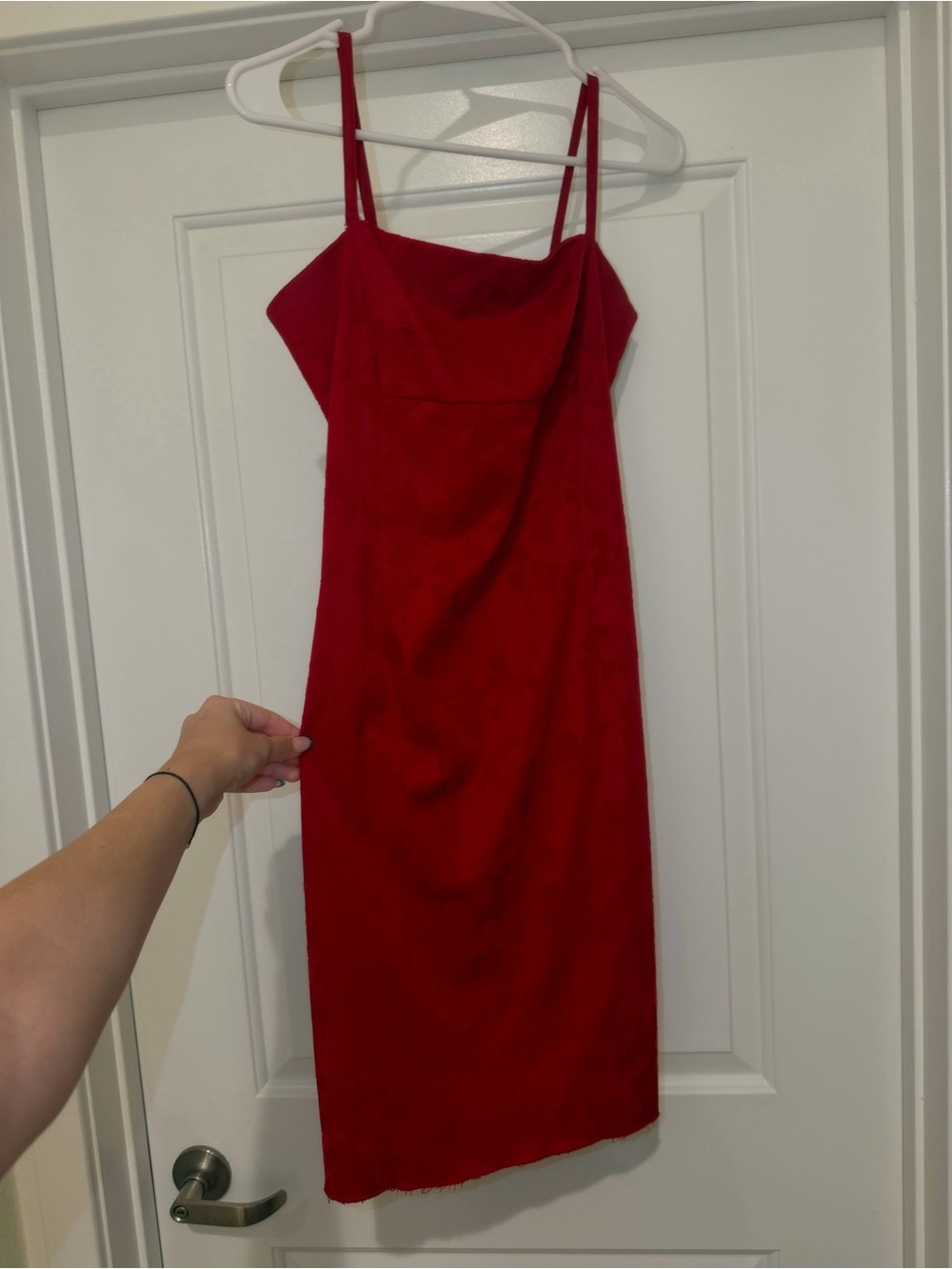 Forever 21 Red Spaghetti Strap Mini Dress